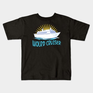 Cruise Ship World Trip Holiday Gift Kids T-Shirt